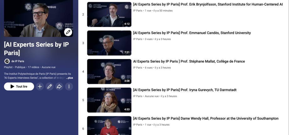 Global AI Insights: IP Paris Presents “AI Experts Interviews Series”